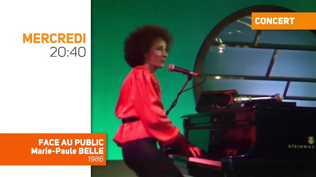 Le concert Face au Public de Marie-Paule Belle, jamais diffusée en France, depuis 1986, sur TV Melody, mercredi soir à 20h40