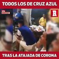 Todos los de Cruz Azul tras la Atajada de Corona