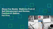 About For Books  Medicine Pretest Self-Assessment and Review, Fourteenth Edition  For Free