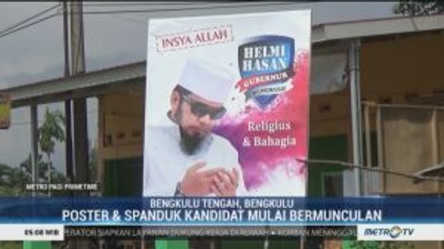 Poster dan Spanduk Kandidat Bakal Calon Gubernur Bengkulu Mulai Bermunculan
