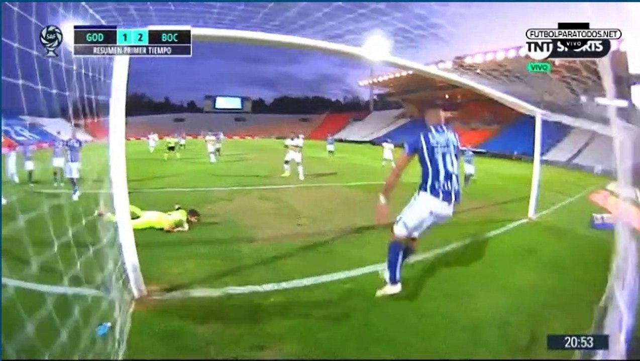 La Copa Superliga Argentina: Godoy Club 1 - 4 Boca Juniors  Hablan los jugadores que hicimos goles en esta fecha