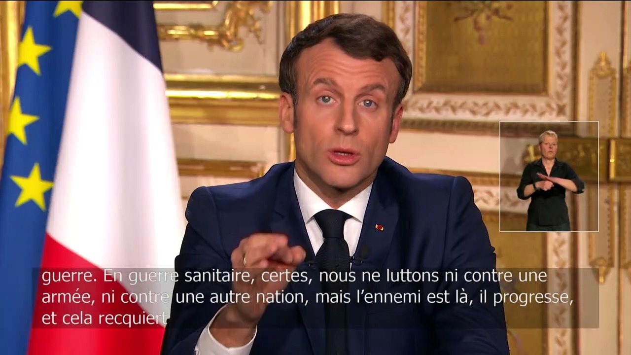 Macron: 'Estamos em guerra'