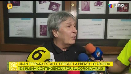 ¡Juan Ferrara ENFURECIDO al ver a la prensa en la obra 'La Naranja Mecánica'! | Ventaneando