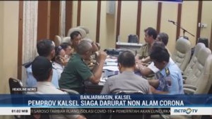 Pemprov Kalsel Tetapkan Siaga Darurat Corona