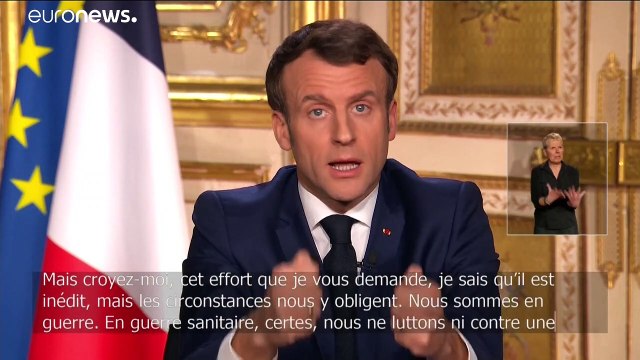 Coronavirus: la Francia serra i ranghi, Macron annuncia stop per 15 giorni