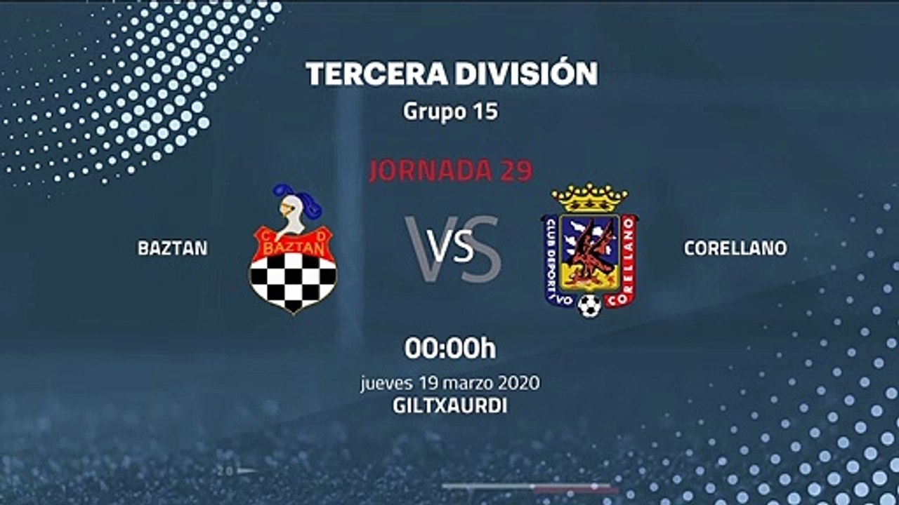 Previa partido entre Baztan y Corellano Jornada 29 Tercera División