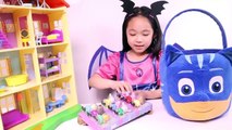 Peppa Pig Family House Pretend Play DIY Play Doh Rainbow Spaghetti Maker Toys For Kids