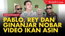 Pablo Benua, Rey Utami, dan Galih Ginanjar Nonton Bareng Video Ikan Asin