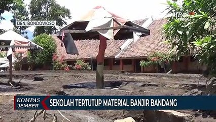 Sekolah Tertutup Material Banjir Bandang