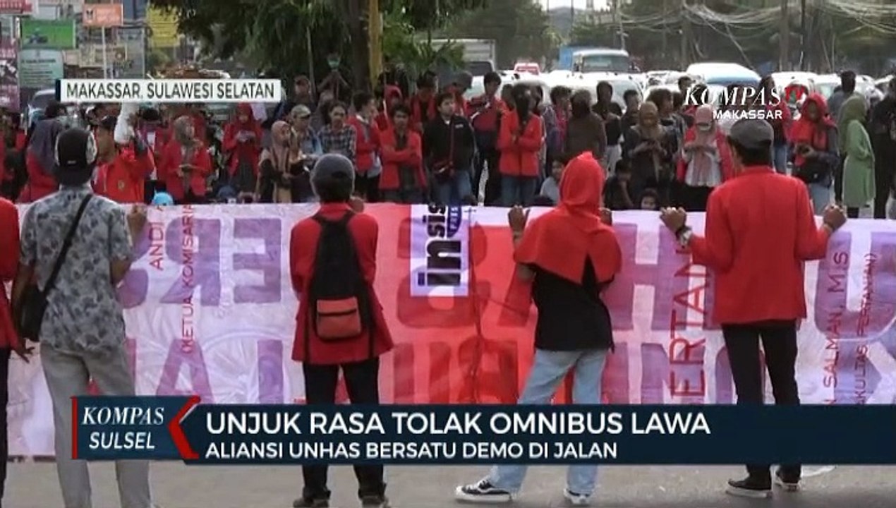 Aliansi Unhas Bersatu, Unjuk Rasa Tolak Omnibus Law