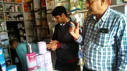 बाराबंकी: एसडीएम व ड्रग्स विभाग ने मेडिकल स्टोर पर मारा छापा