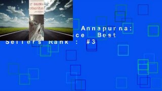Full E-book  Annapurna: A Woman's Place  Best Sellers Rank : #3