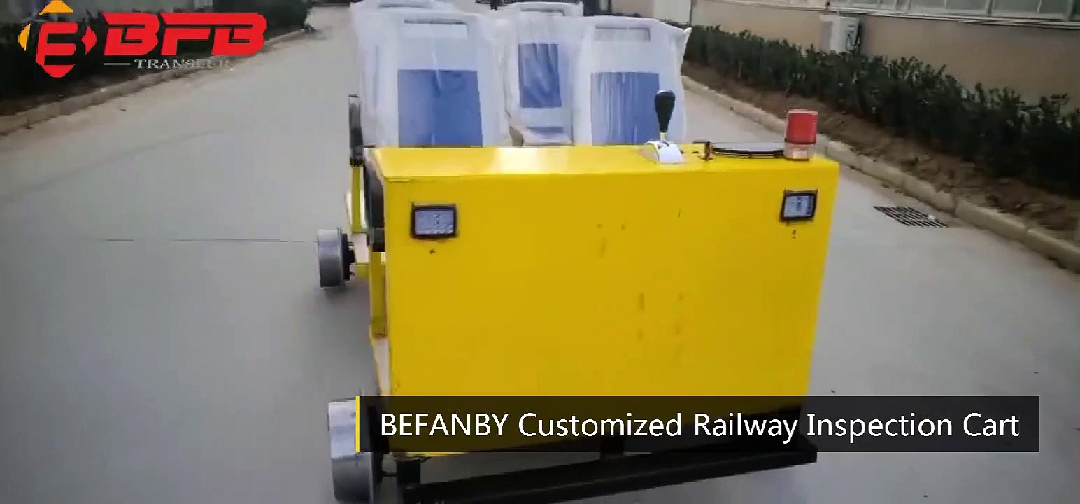 2Seats Rail Detection Cart/Battery Opreat Track Detection Car
