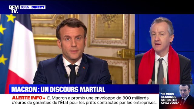 Pourquoi Emmanuel Macron n'a-t-il pas prononcé une seule fois le mot confinement dans son discours ?