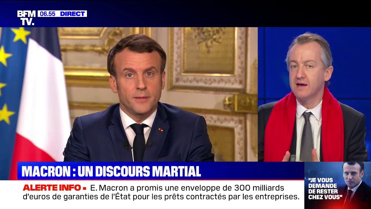 Pourquoi Emmanuel Macron n'a-t-il pas prononcé une seule fois le mot "confinement" dans son discours ?