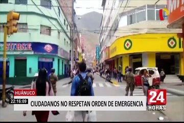 Así se vivió el primer día de estado de emergencia en el interior del país
