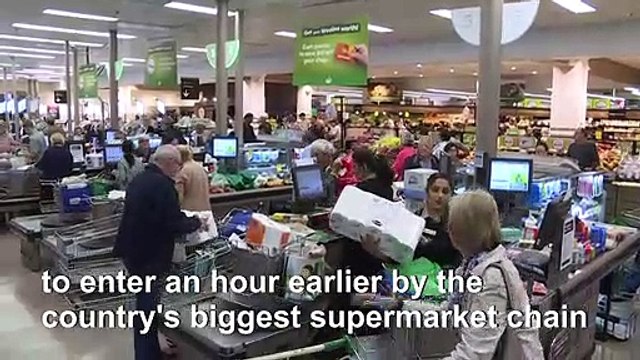 Elderly hour in Aussie stores as panic-buying continues
