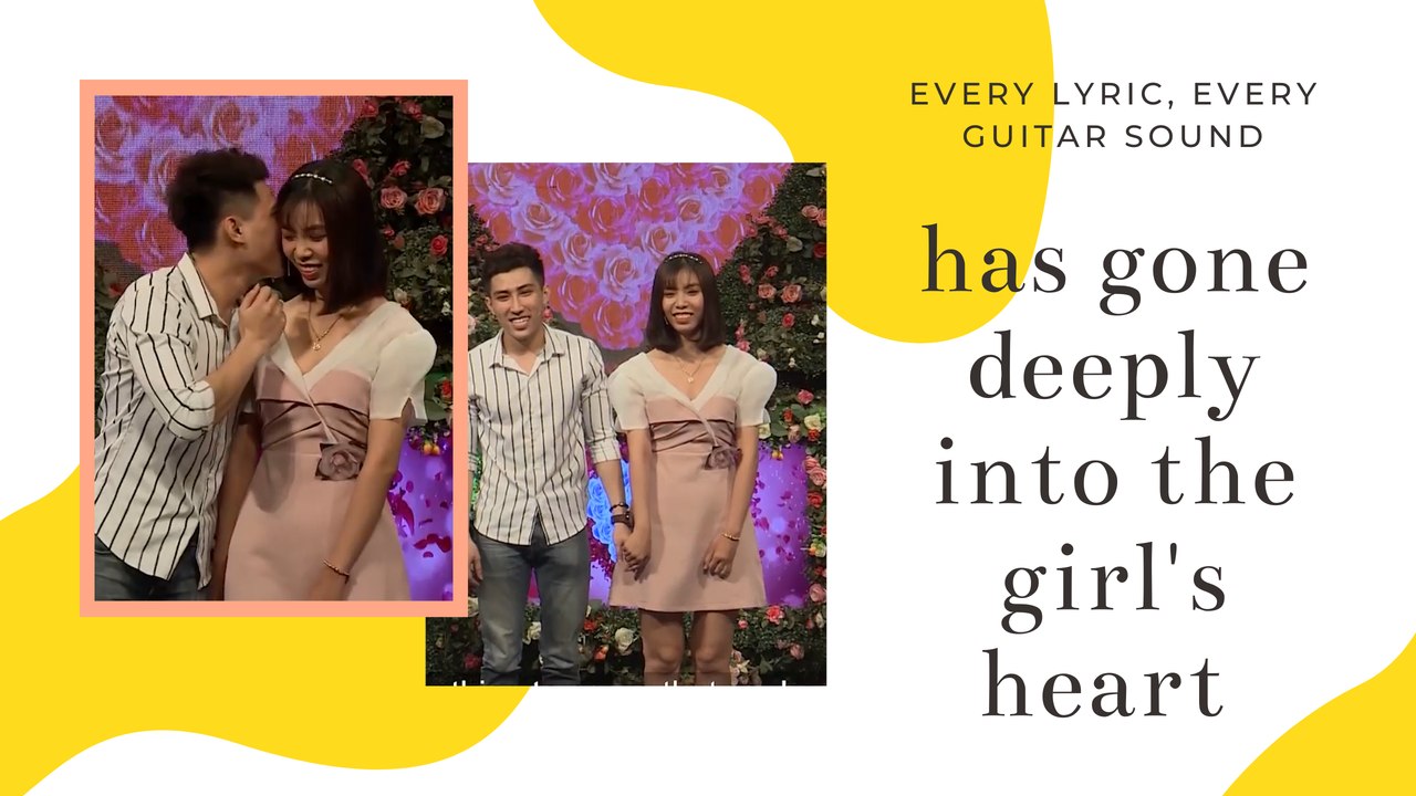 Every lyric, every guitar sound has gone deeply into the girl's heart.