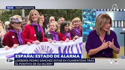 Un colaborador de 'Espejo Público' se enfrenta a Griso por su defensa de la marcha feminazi del 8-M