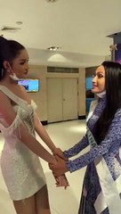 Hoài Sa và Á hậu chuyển giới Quốc tế nha