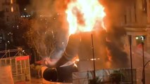 Valencia quema la falla del Ayuntamiento sin público y sin previo aviso