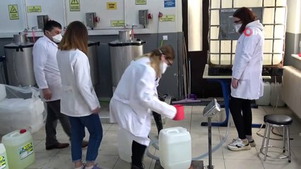 Öğrencilerin ürettiği koronavirüs için özel çözeltiler 3 ile gönderiliyor