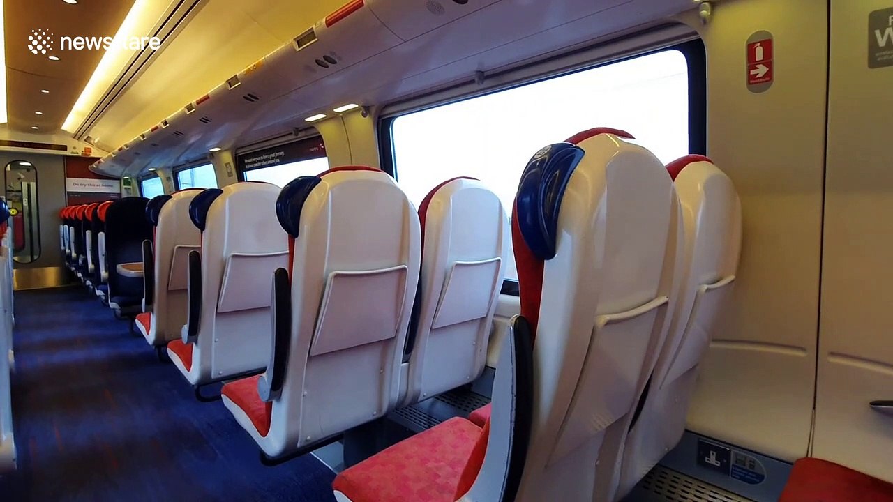 UK train station deserted as government advises to avoid travel during COVID-19 pandemic