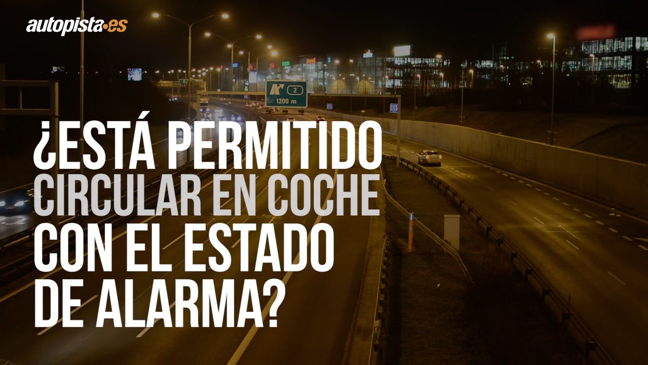 Coronavirus: quién puede y quién no puede circular en coche con el estado de alarma