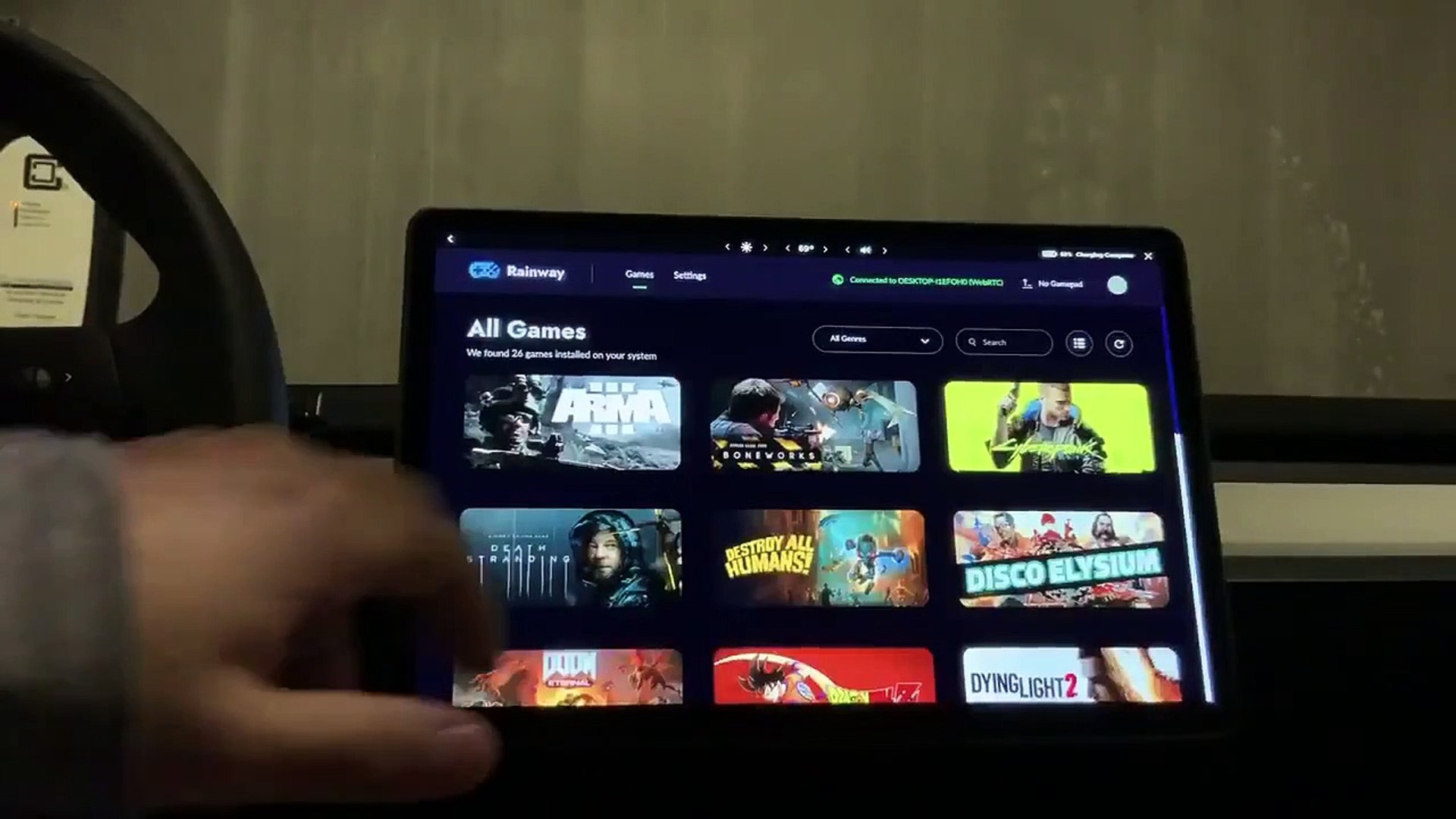 ⁣Tesla PC games