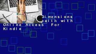 [Read] New Dimensions in Women's Health with Online Access  For Kindle