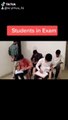 Funny Students during exam hall