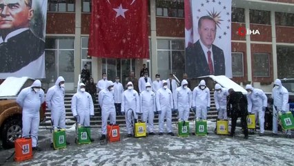 Büyükşehir’in dezenfekte timleri işbaşında