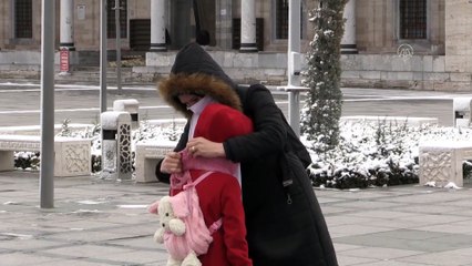 Konya'da kar yağışı etkili oldu