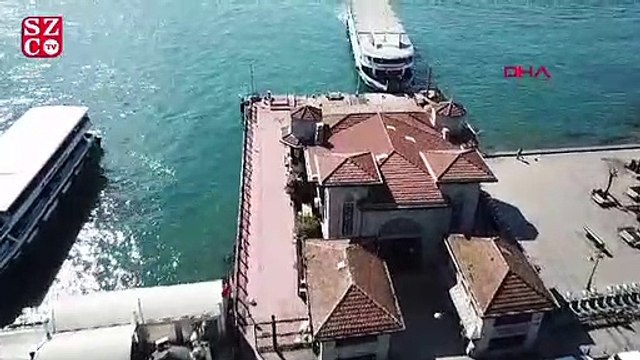 İstanbul meydanlarındaki sessizlik havadan görüntülendi