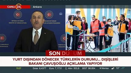 Çavuşoğlu: Avrupa'dan 3 bin 614 Türk vatandaşı getirilecek