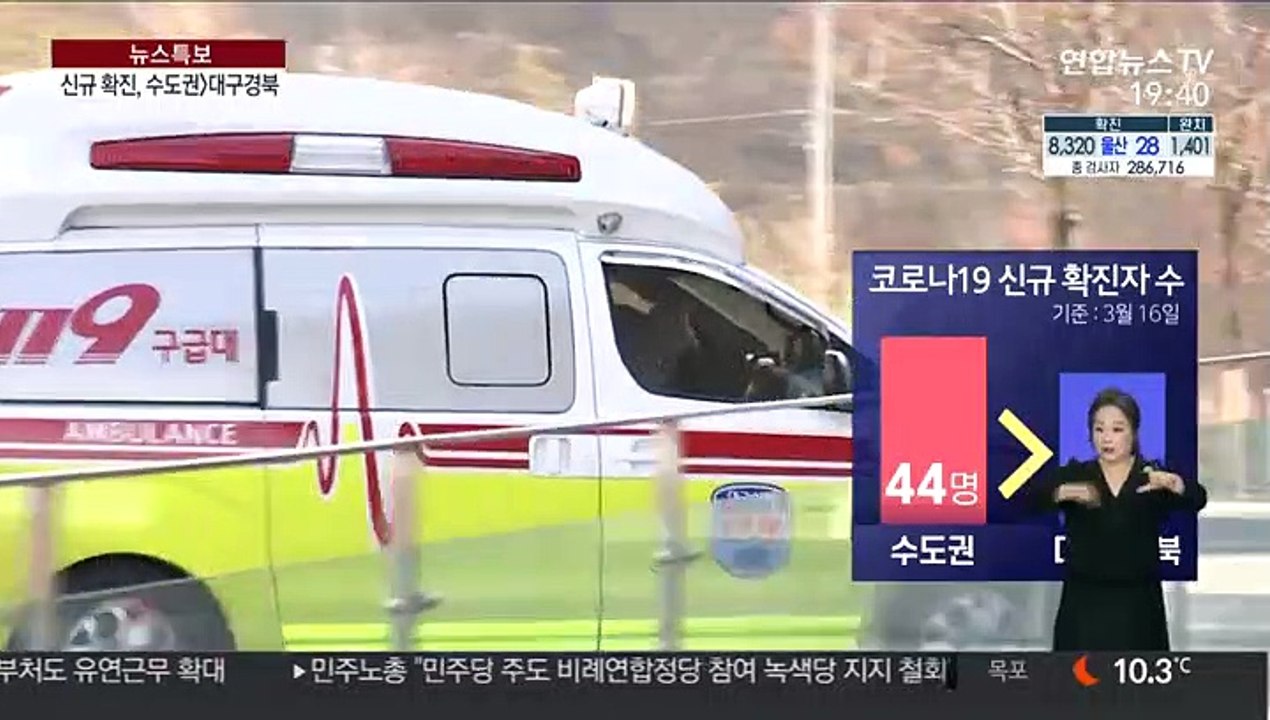 신규 확진 사흘째 두자릿수…수도권, 대구·경북 넘어서
