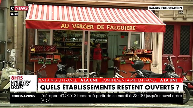 VIRUS - Quels sont les établissements qui restent ouverts au public en période de confinement en France ? - VIDEO