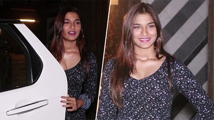 सई मांजरेकर हिला गायक विशाल मिश्राच्या ऑफिस बाहेर केले स्पॉट