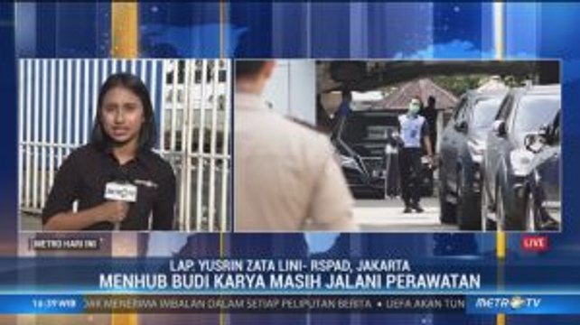 Kondisi Kesehatan Menhub Budi Karya Membaik