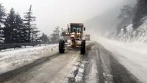 Antalya-Konya kara yolunda ulaşıma kar engeli - ANTALYA