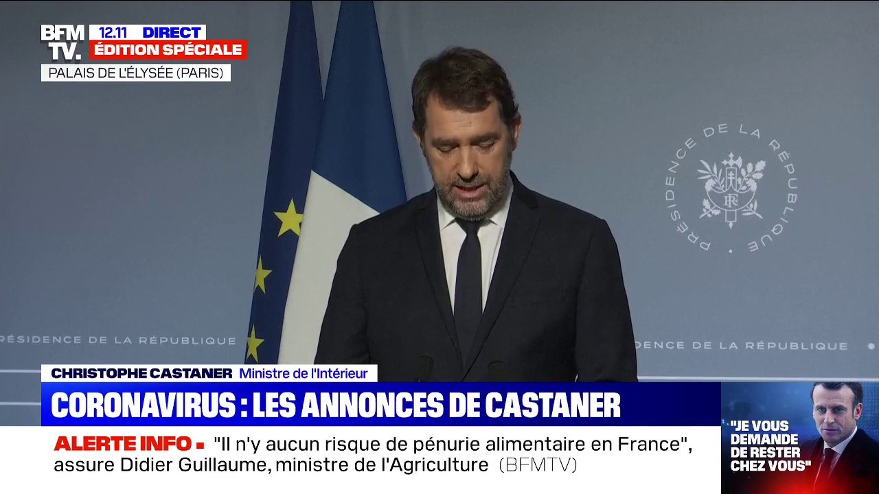 "Restez chez soi, c'est sauver des vies": Christophe Castaner précise les mesures de confinement mises en place à midi
