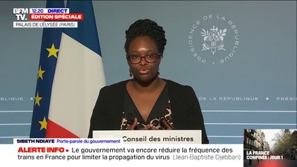 Sibeth Ndiaye rappelle que "la transmission du virus n'est pas aérienne"