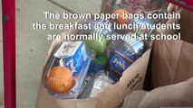 Coronavirus: Sheriff's department distributes food amid school closures