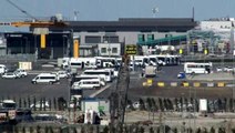 Avrupa'dan dönen Türkleri taşıyan ilk uçak İstanbul Havalimanı'na indi