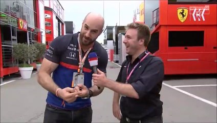 (ITA) Cesaro parla Italiano (Intervista al Gran Premio di Spagna di Formula 1)