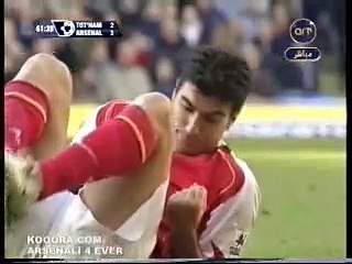 2st Half Highlight TOTTENHAM 4-5 ARSENAL -- EPL 2004-2005
