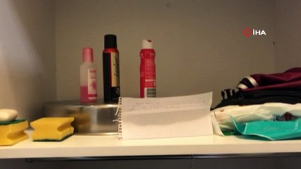 Yurttan çıkan üniversite öğrencisinden duygulandıran not