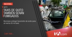 Taxis formales tendrán que desinfectar las unidades