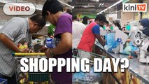 Malaysians throng supermarkets on eve of movement control order