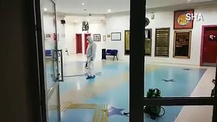 İlçe genelindeki eğitim kurumlarında dezenfekte çalışmaları başladı